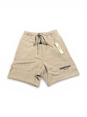 Fear of God Essentials SS22 Shorts Dark Oatmeal Small NWT